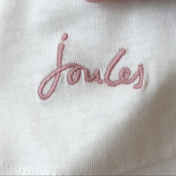 Joules Girls White Unicorn  T-Shirt - Picture 9 of 10